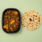 Beef Mince with Methi Baji and Potato