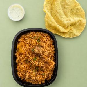 Mutton Akni with Dhey